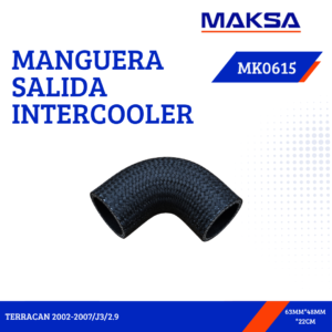 MANGUERA SALIDA INTERCOOLER