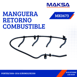MANGUERA RETORNO COMBUSTIBLE